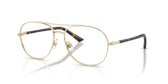 JC2021 Pale Gold MetalEyeglass Frames for Glasses Direct, Angle View