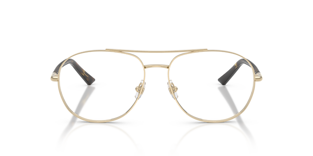 JC2021 Pale Gold MetalEyeglass Frames for Glasses Direct, Front View