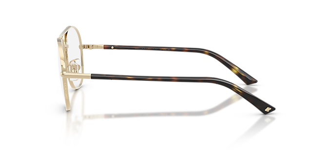 JC2021 Pale Gold MetalEyeglass Frames for Glasses Direct, Side View