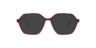 Madeline Burgundy PlasticEyeglass Frames for Glasses Direct, with Tinted Lenses