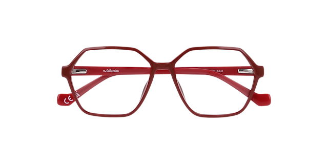 Madeline Burgundy PlasticEyeglass Frames for Glasses Direct, Closed View