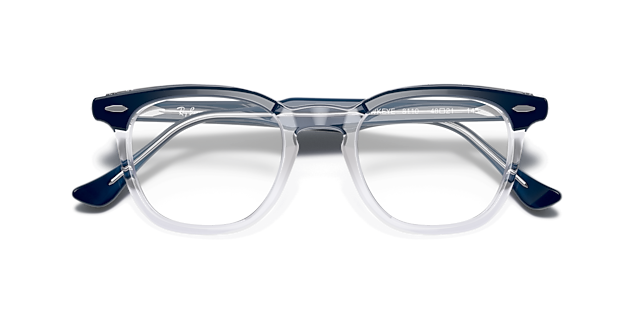 RB5398 Transparent Blue AcetateEyeglass Frames for Glasses Direct, Closed View