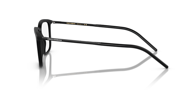 DG5098 Matte Black PlasticEyeglass Frames for Glasses Direct, Side View
