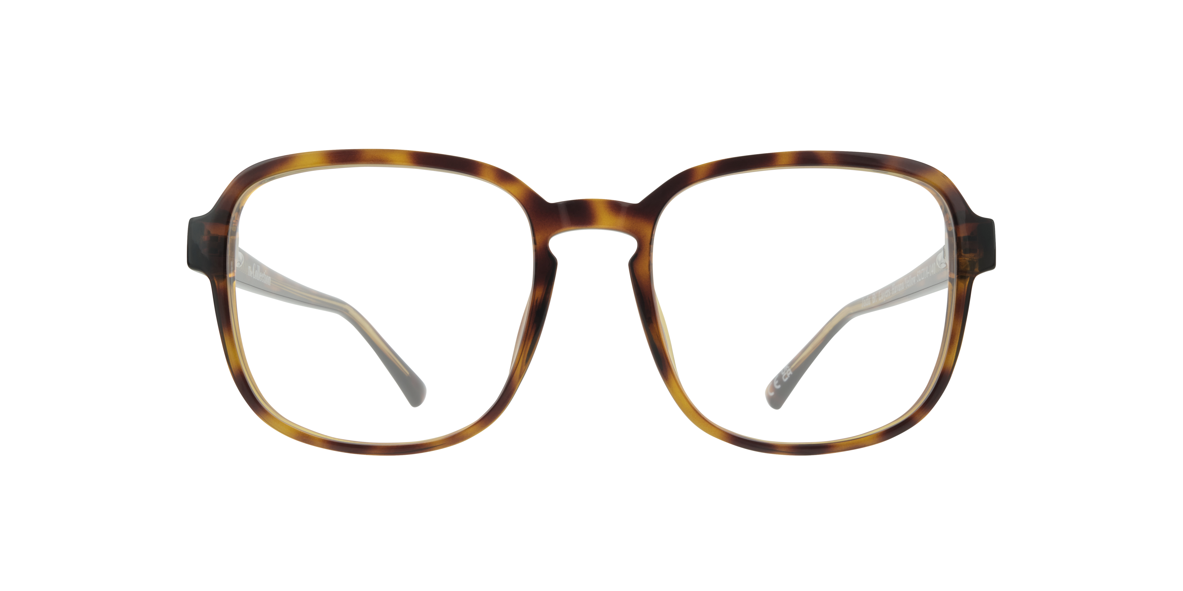 Jada Bi Layers Havana & Yellow PlasticSunglass Frames for Glasses Direct, Front View
