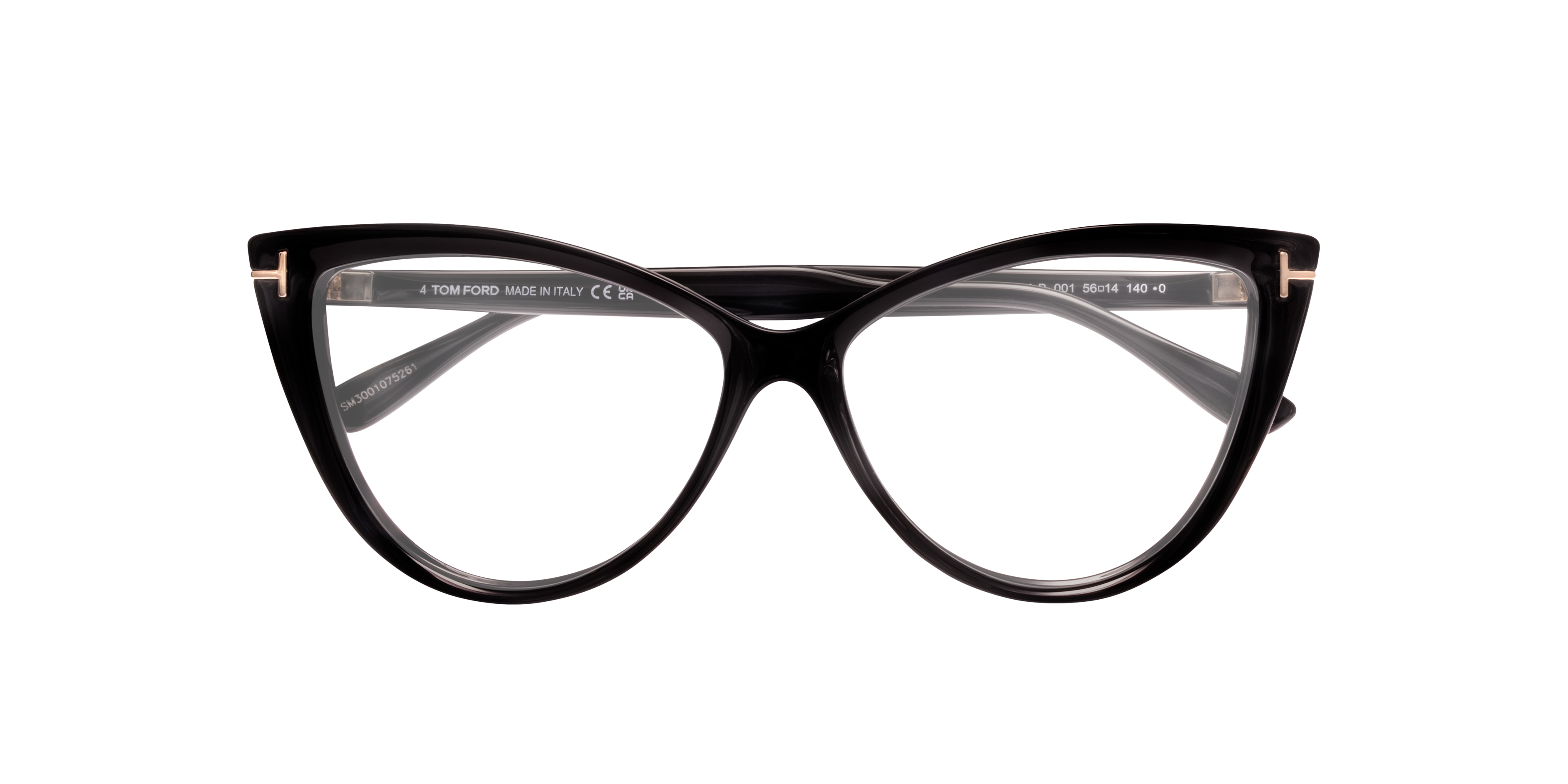 FT5843-B_56001 Brown PlasticEyeglass Frames for Glasses Direct, Closed View