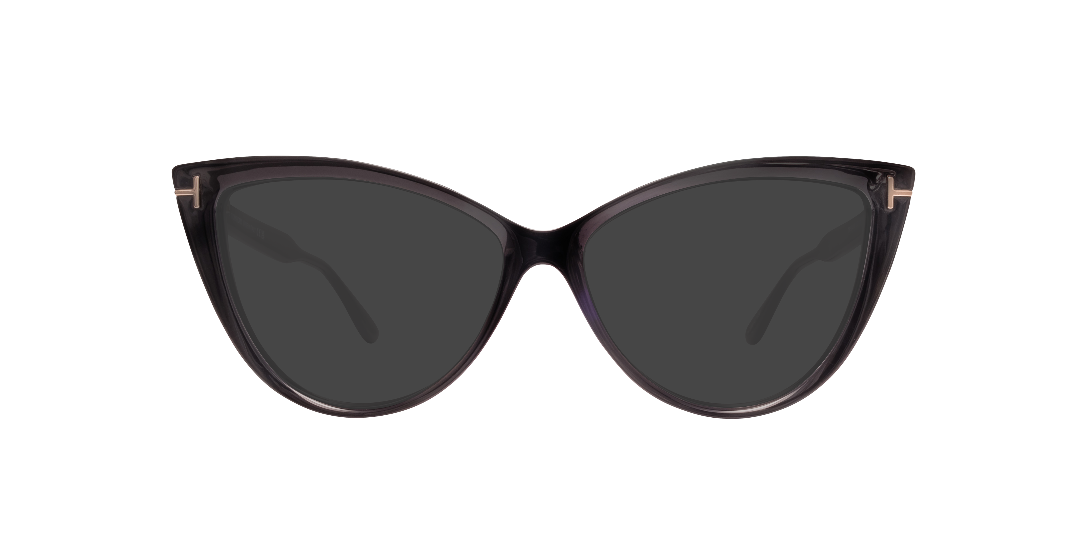FT5843-B_56001 Brown PlasticEyeglass Frames for Glasses Direct, with Tinted Lenses