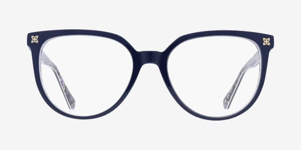 Navy Blue / Purple Pattern Gloria -  Acetate