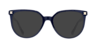 Gloria Navy Blue  &  Purple Pattern AcetateEyeglass Frames for Glasses Direct, with Tinted Lenses