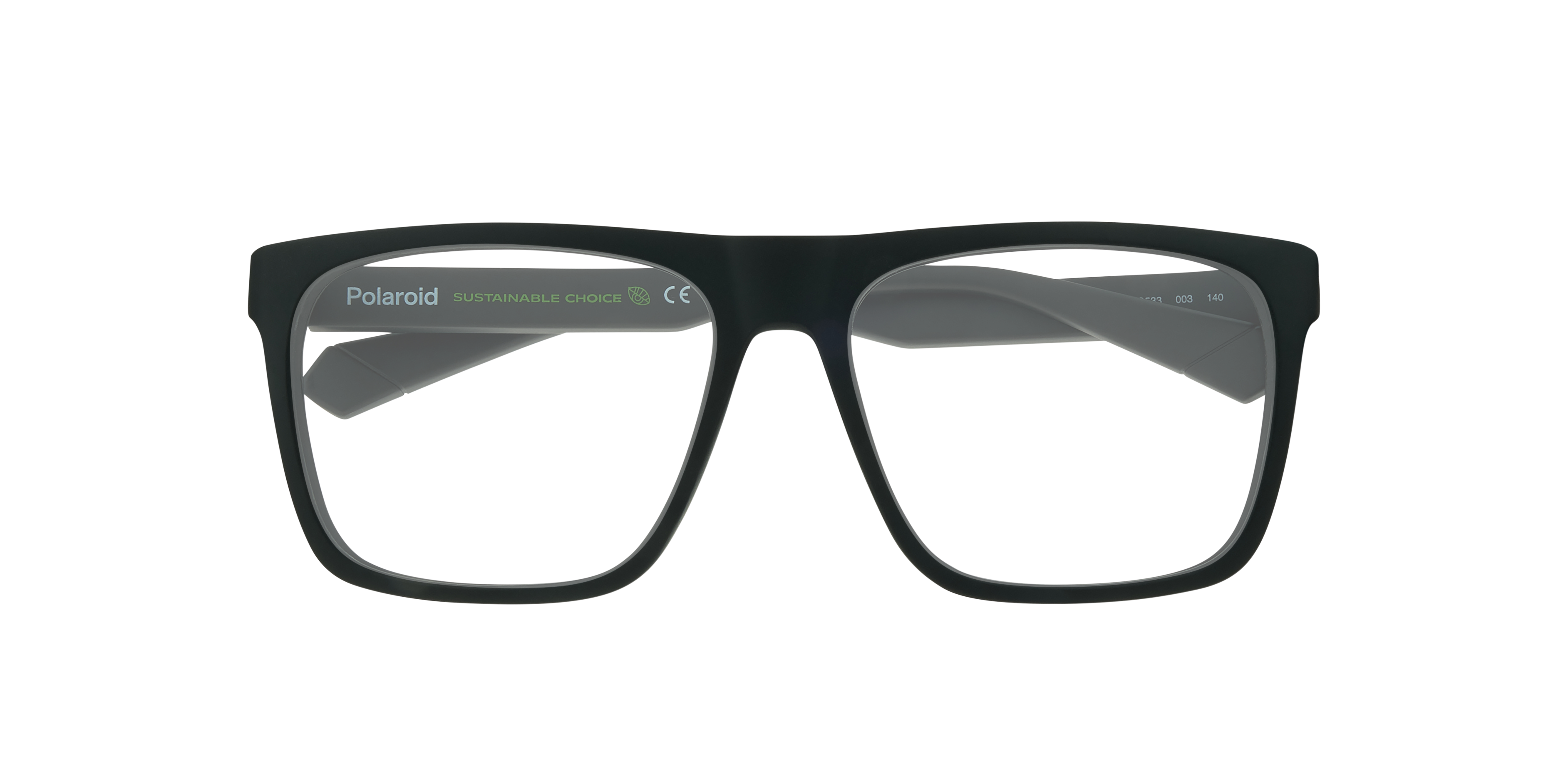 PLD D533 Black PlasticEyeglass Frames for Glasses Direct, Closed View