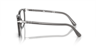PO3339V Transparent Grey AcetateEyeglass Frames for Glasses Direct, Side View