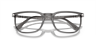 PO3339V Transparent Grey AcetateEyeglass Frames for Glasses Direct, Closed View