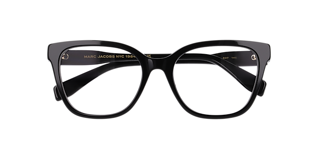 Marc 816 Black AcetateEyeglass Frames for Glasses Direct, Closed View