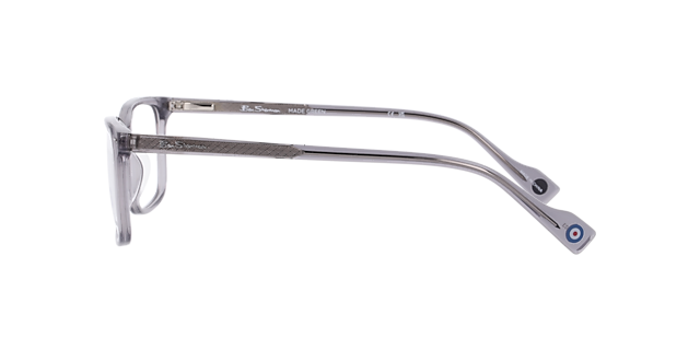 Bssouth Grey Crystal AcetateEyeglass Frames for Glasses Direct, Side View