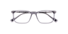 Bssouth Grey Crystal AcetateEyeglass Frames for Glasses Direct, Closed View