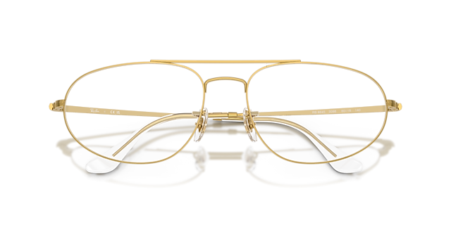 RB6645 Legend Gold MetalEyeglass Frames for Glasses Direct, Closed View