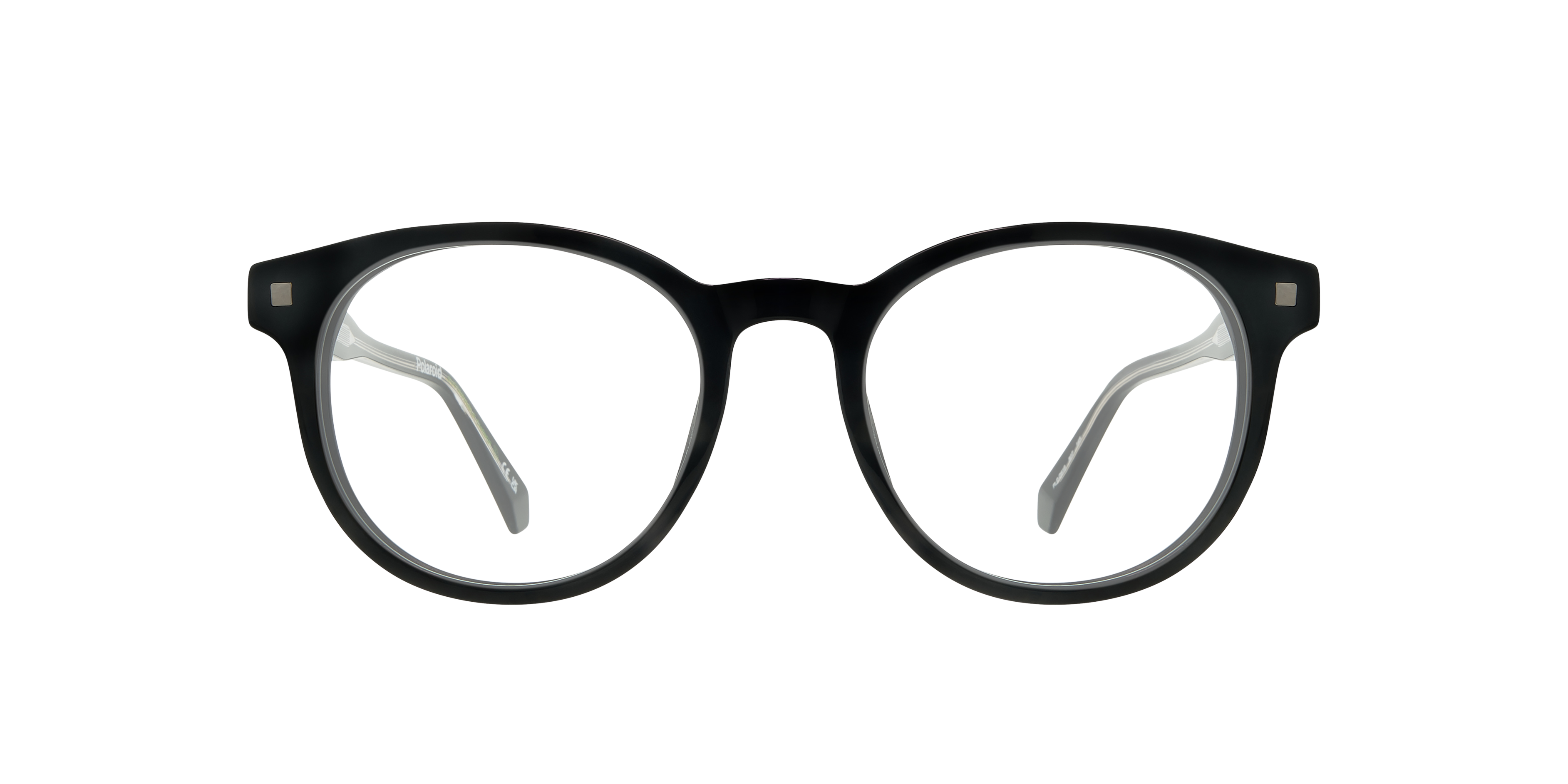 PLD D519 Black AcetateEyeglass Frames for Glasses Direct, Front View
