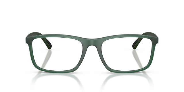 PH2291U Matte Transparent Dark Green PlasticEyeglass Frames for Glasses Direct, Front View