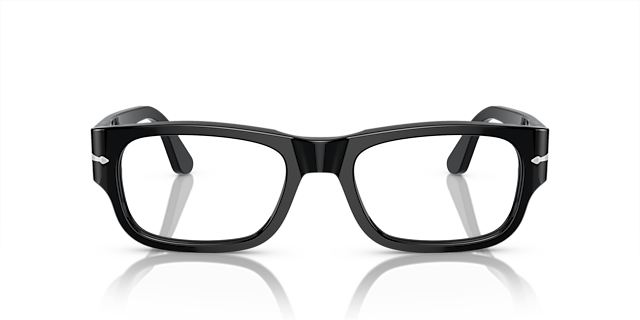 PO3324V Black AcetateEyeglass Frames for Glasses Direct, Front View