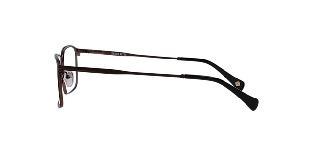 Malden Brown MetalEyeglass Frames for Glasses Direct, Side View