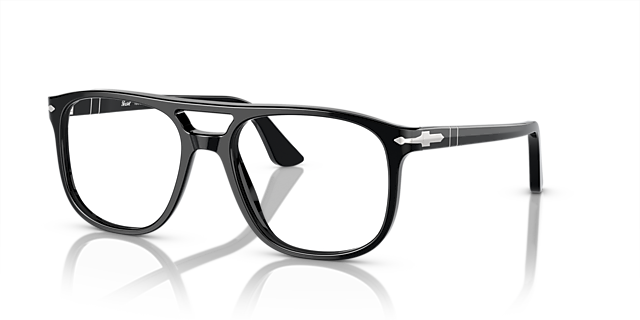 Greta Black AcetateEyeglass Frames for Glasses Direct, Angle View