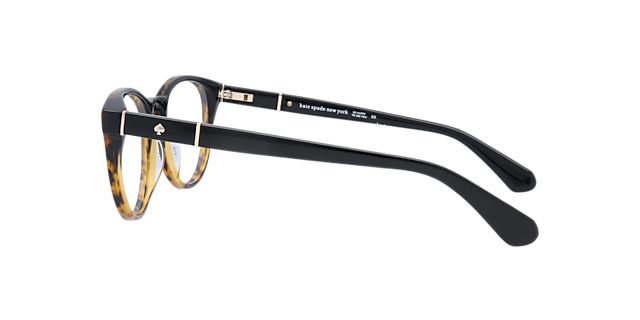 Charissa Tortoise Black AcetateEyeglass Frames for Glasses Direct, Side View