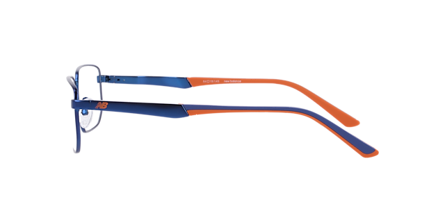 Nb4190 Blue MetalEyeglass Frames for Glasses Direct, Side View