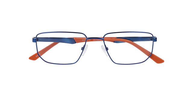 Nb4190 Blue MetalEyeglass Frames for Glasses Direct, Closed View