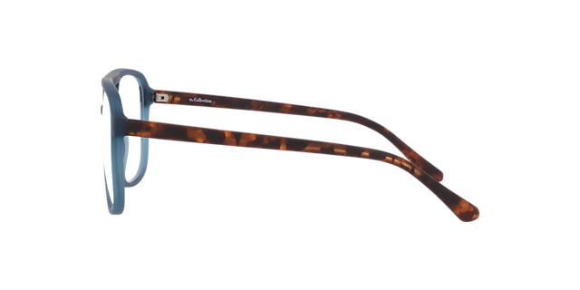 Max Crystal Green PlasticEyeglass Frames for Glasses Direct, Side View
