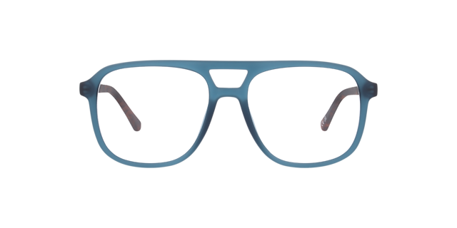 Max Crystal Green PlasticEyeglass Frames for Glasses Direct, Front View