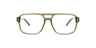 Michael Crystal Green AcetateEyeglass Frames for Glasses Direct, Front View