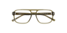 Michael Crystal Green AcetateEyeglass Frames for Glasses Direct, Closed View