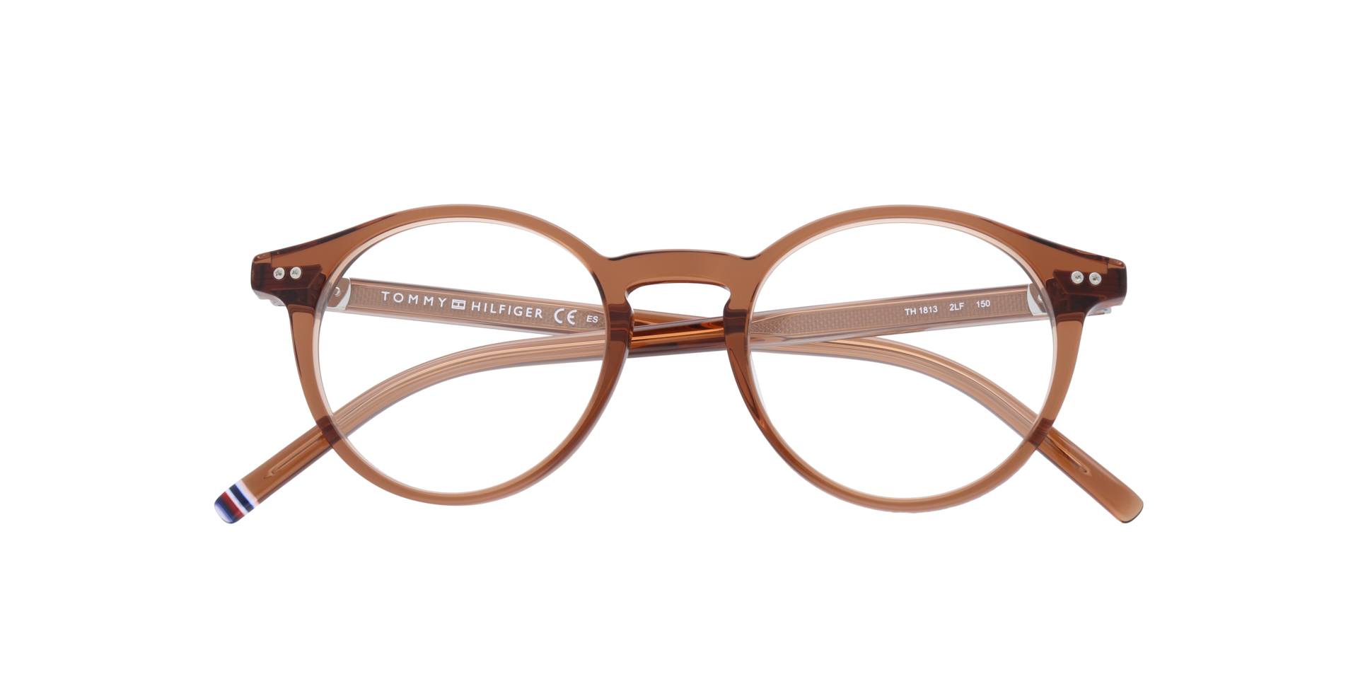 TH 1813 Brown AcetateEyeglass Frames for Glasses Direct, Closed View