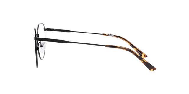 Morgan Black MetalEyeglass Frames for Glasses Direct, Side View