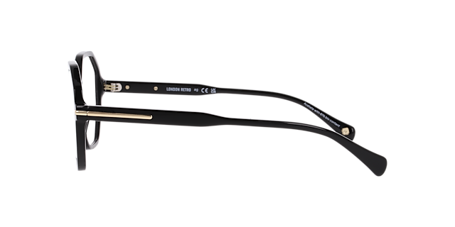 New Barnet Black AcetateEyeglass Frames for Glasses Direct, Side View