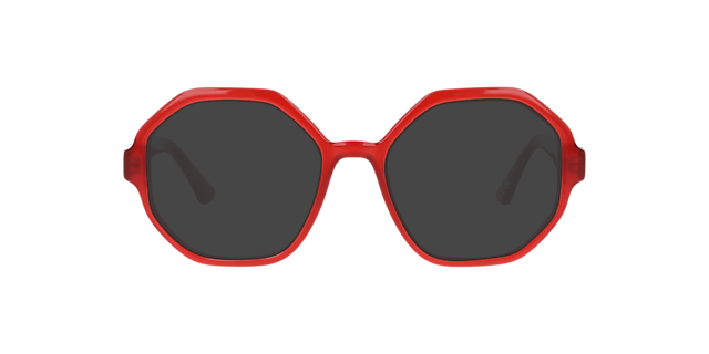 Mabel Milky Red AcetateEyeglass Frames for Glasses Direct, with Tinted Lenses