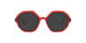 Mabel Milky Red AcetateEyeglass Frames for Glasses Direct, with Tinted Lenses