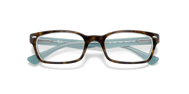 RB5150 Tortoise AcetateSunglass Frames for Glasses Direct, Closed View