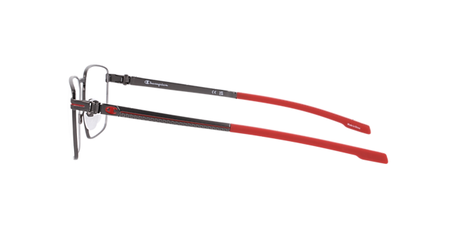 Cumade Gunmetal MetalEyeglass Frames for Glasses Direct, Side View