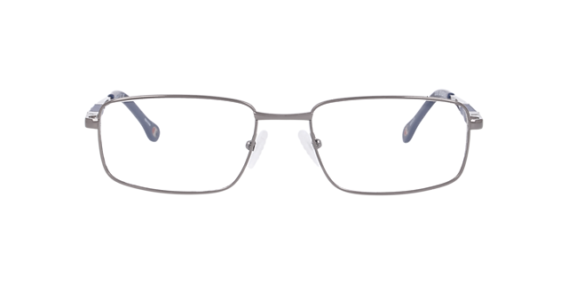 Cu1015 Gunmetal Dark MetalEyeglass Frames for Glasses Direct, Front View