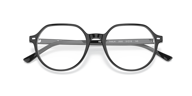 RB5395 Black AcetateEyeglass Frames for Glasses Direct, Closed View