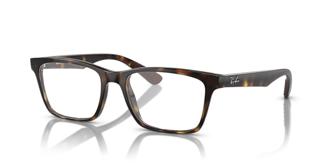 RB7025 Havana PlasticEyeglass Frames for Glasses Direct, Angle View