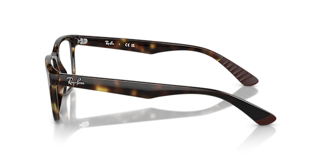 RB7025 Havana PlasticEyeglass Frames for Glasses Direct, Side View