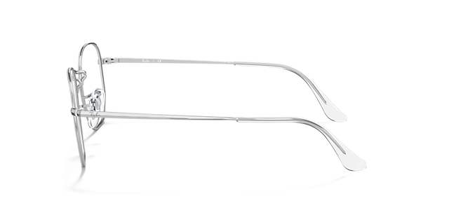 RB6448 Silver MetalEyeglass Frames for Glasses Direct, Side View