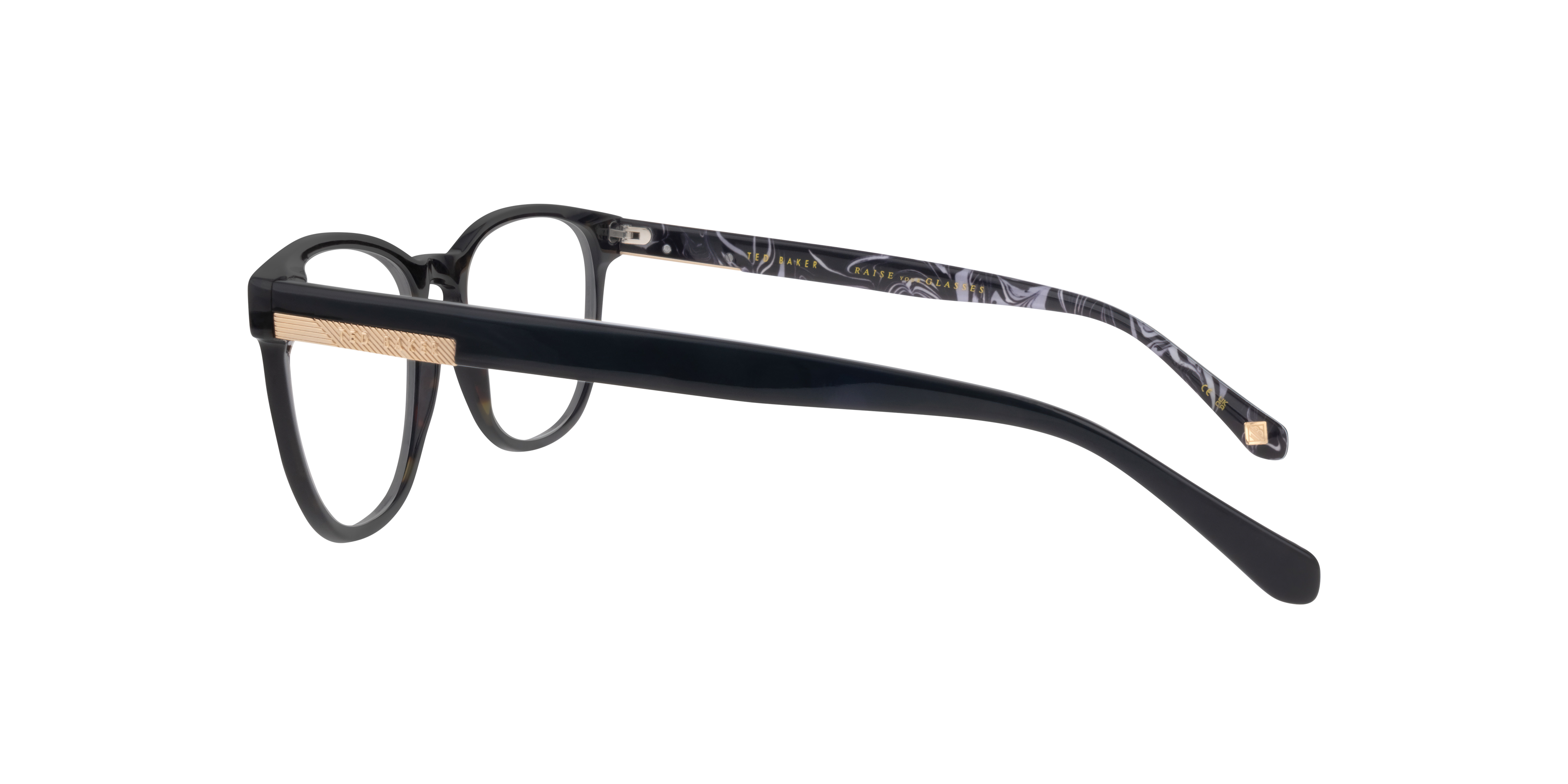 TB8252 Black AcetateEyeglass Frames for Glasses Direct, Side View