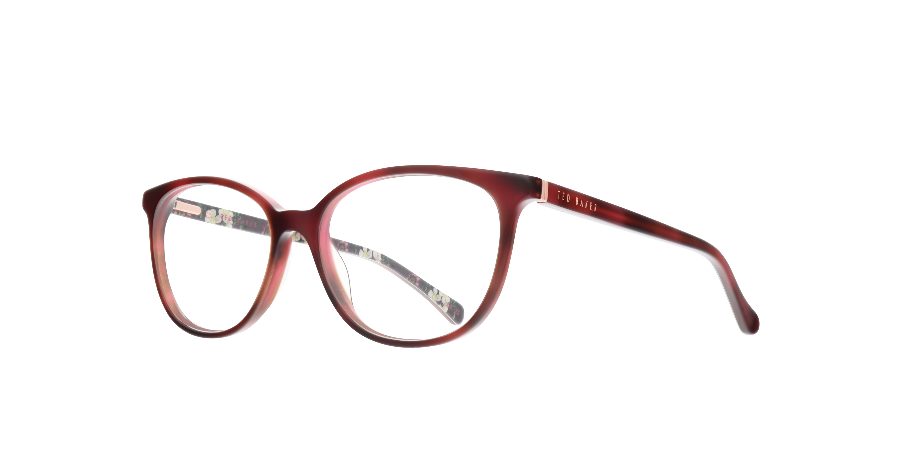 TB9177 Red AcetateEyeglass Frames for Glasses Direct, Angle View