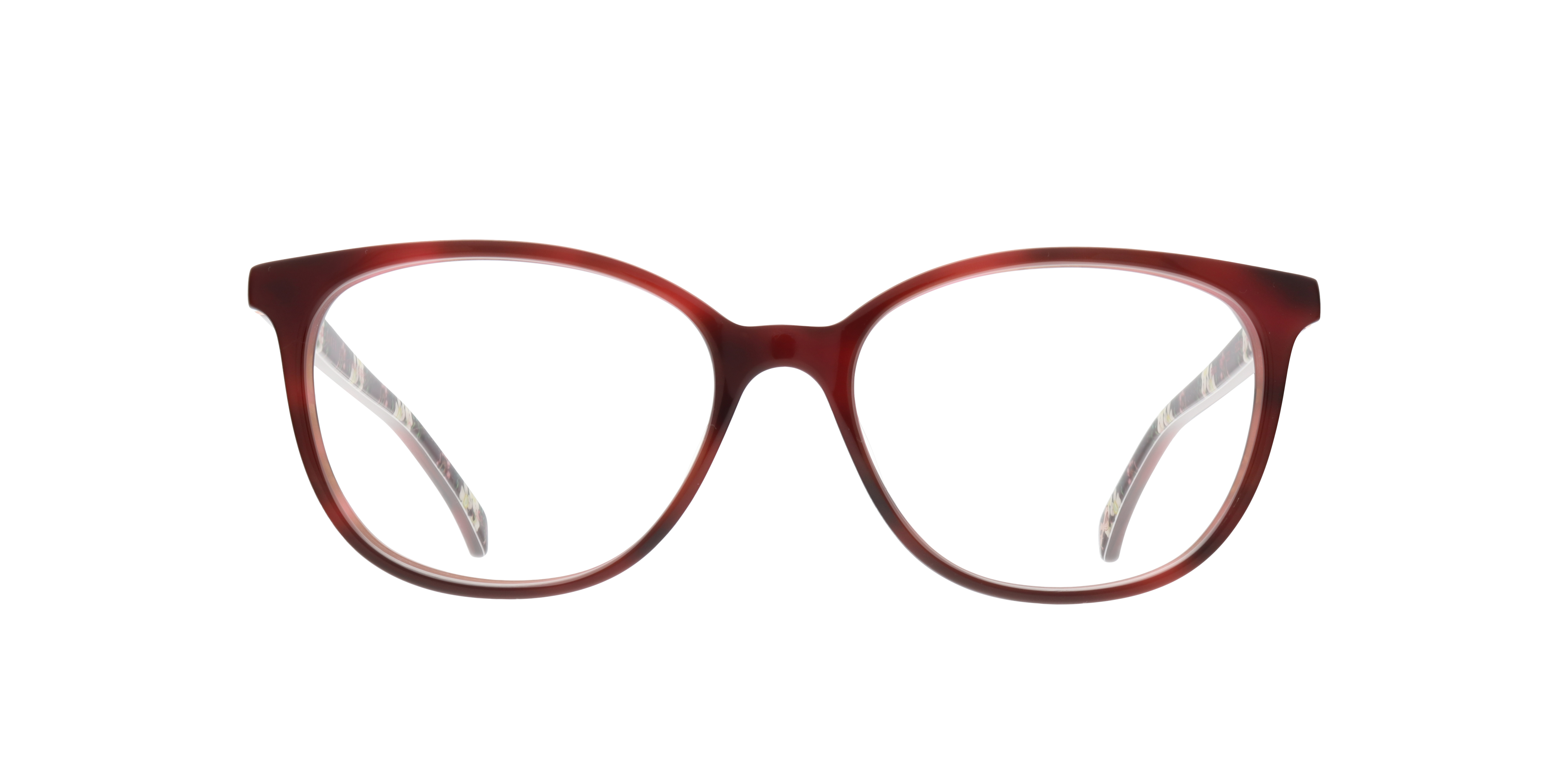 TB9177 Red AcetateEyeglass Frames for Glasses Direct, Front View