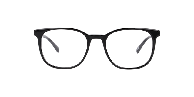 Miles Black AcetateEyeglass Frames for Glasses Direct, Front View