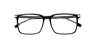 Boss 1753/G Black AcetateEyeglass Frames for Glasses Direct, Closed View