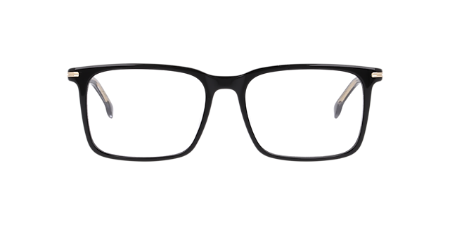 Boss 1753/G Black AcetateEyeglass Frames for Glasses Direct, Front View