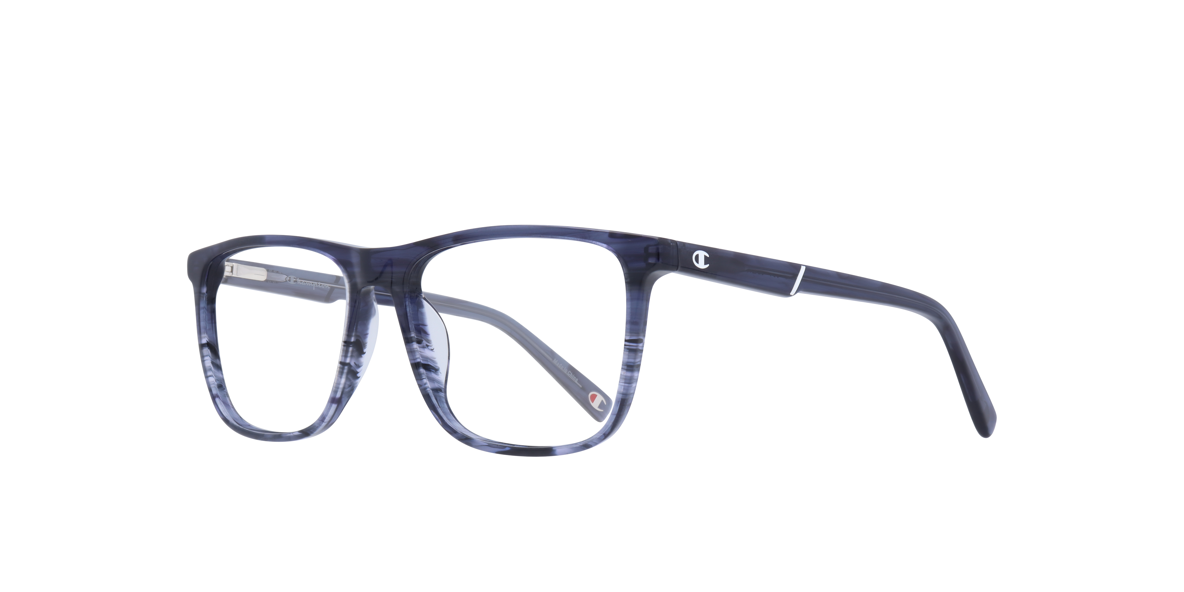 Snag Blue MetalEyeglass Frames for Glasses Direct, Angle View